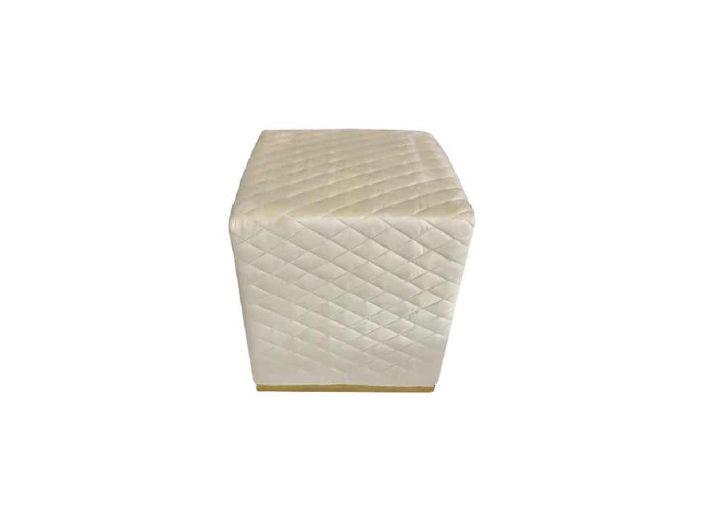 Diamond Tufted Ottoman 904