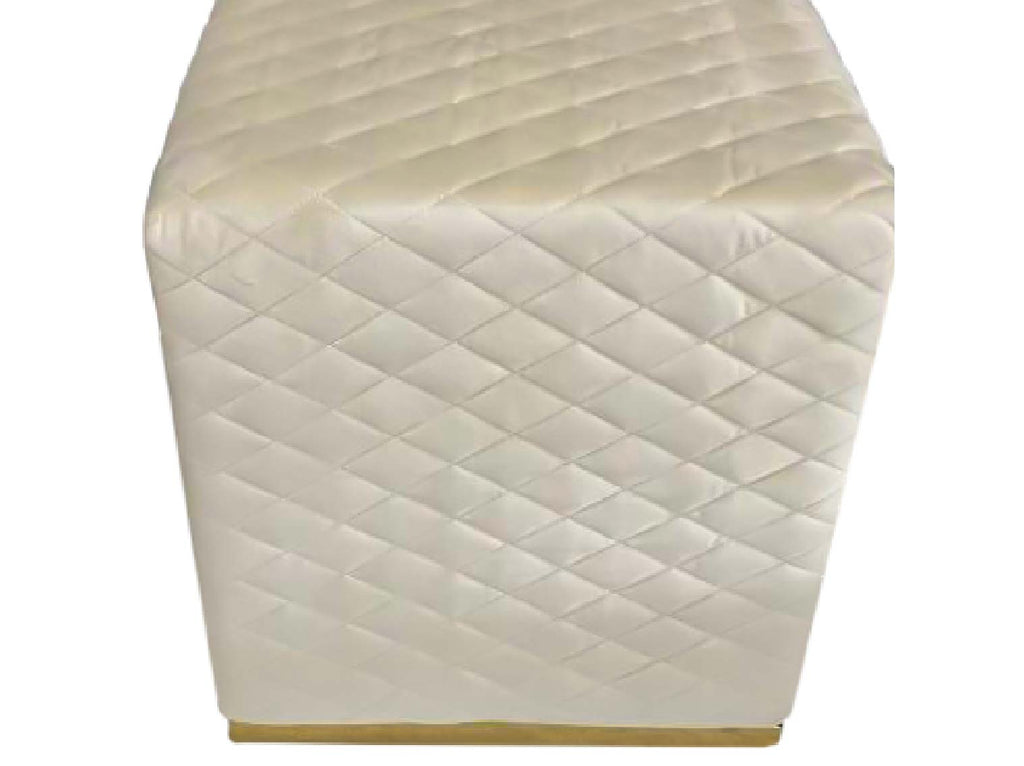 Diamond Tufted Ottoman 904