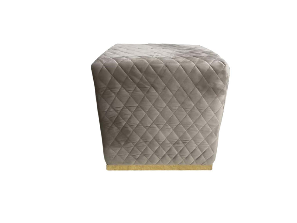 Diamond Tufted Ottoman 904