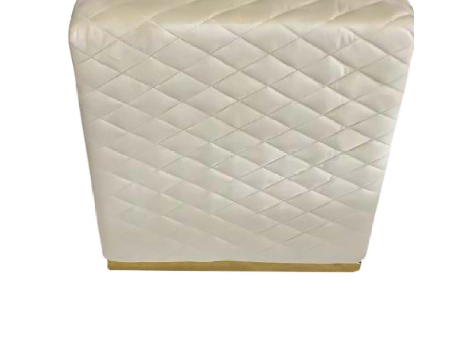 Diamond Tufted Ottoman 904